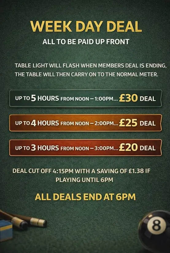 Week Day Deal promotional image